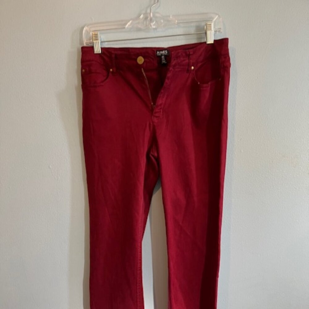 Maroon Lexington Straight pants